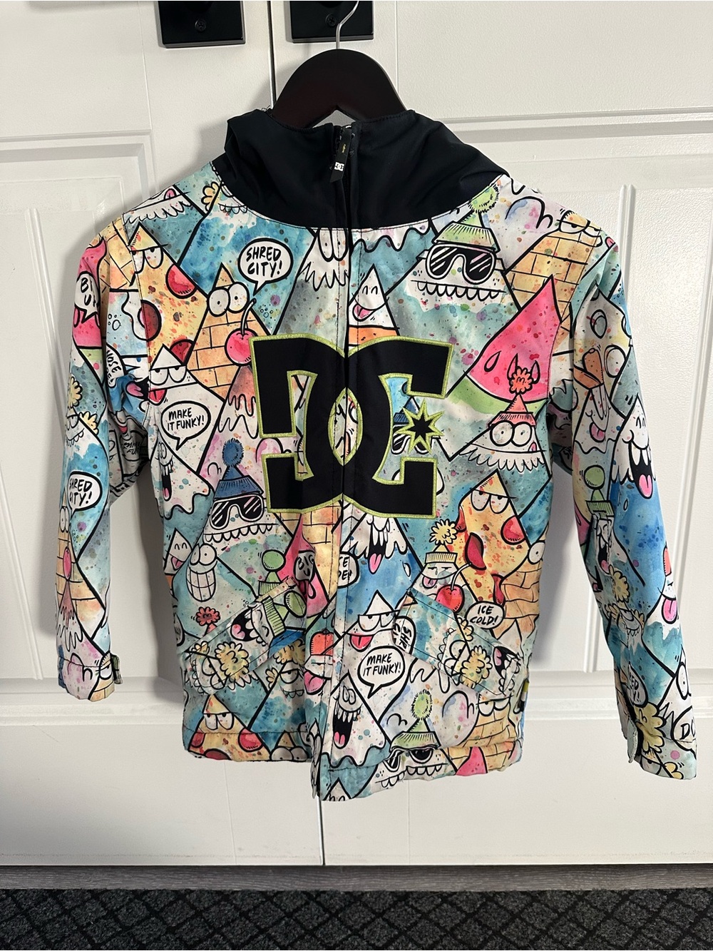 DC Kids Multicolor Graphic winter jacket